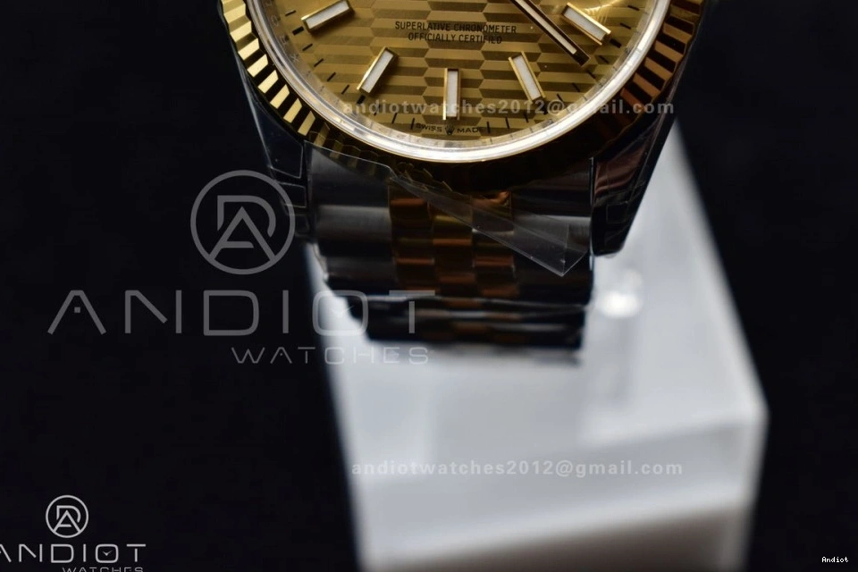 126231 904L Dial Bracelet DateJust on Steel Textured Gold 36 VSF 1:1 Edition Best SS VS3235 YG Jubilee 1201